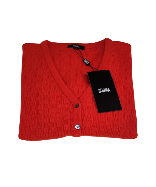 CARDIGAN EN V BURMA TRABAJADO