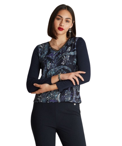BLUSA FANTASÍA LORENZO DI PONTTI