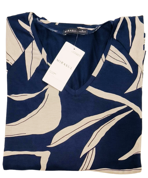 BLUSA FANTASÍA EN V MIRASUL