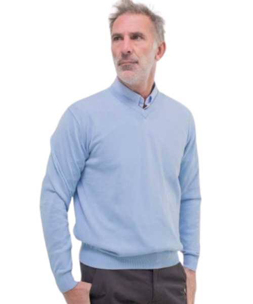 SWEATER EN V ALGODÓN AMERICAN CREW