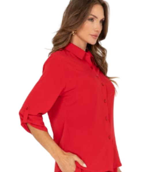 CAMISA SLIM VISCOSA M3/4 MIRASUL