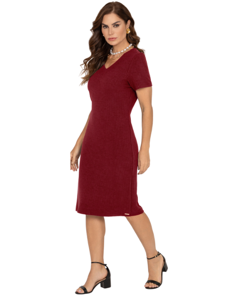 VESTIDO MALHA RELEVO MIRASUL