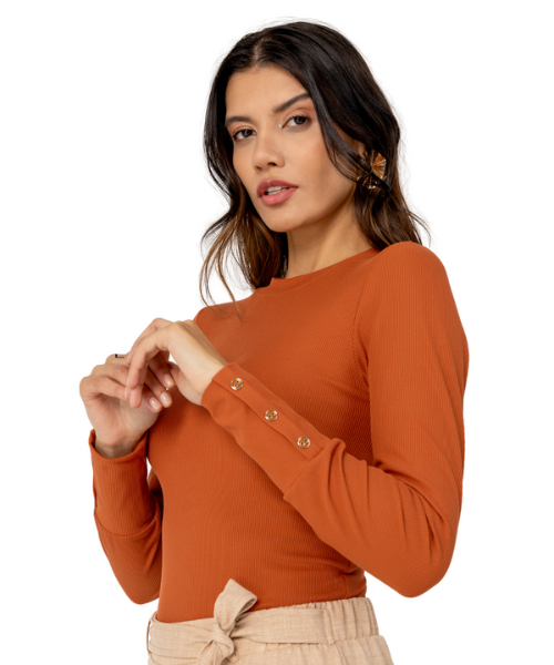 BLUSA ACANALADA THERMO MIRASUL