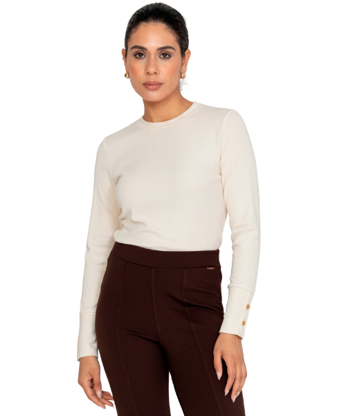 BLUSA ACANALADA THERMO MIRASUL