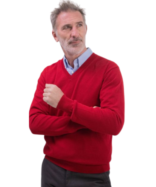 SWEATER EN V ALGODÓN AMERICAN CREW