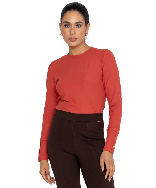 BLUSA ACANALADA THERMO MIRASUL